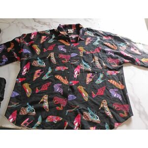 Vintage Women Shirts Made In Usa Size XL Jessica Stevens Y2K Old Clasic Desing